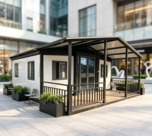 2 Bedroom Modern Design Ready Made Modular Prefabricated Folding House 20ft Expandable House