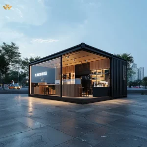 2 Master Bedrooms Shipping Container Solution for Apartment Housing 20ft 40ft Customizable Expandable Container House