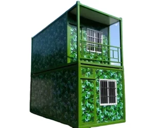 2 Storey Container House Expandable Container House with Foldable Design Container House Easy Transport Compact Living Space