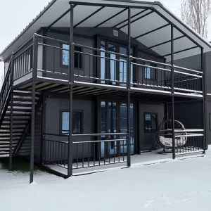 2-Story Expandable Waterproof Container House 20ft Prefab Modern Design with 3-Year Warranty