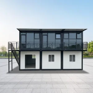 2 Story Flat Pack Detachable Container House Prefabricated Temporary Mobile Modular Mining Camp Office Container