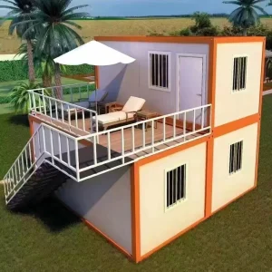 2 Story Modular Expandable Container House Trailer Mobile Office Living Container Home