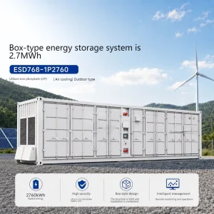 2.7MWh Air cooled Container Energy Storage System for Industrial and Commercial 40ft Energy Storage Battery Cabin Outdoor
