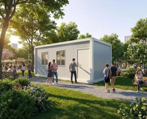 20 40 Feet Luxury Prefabricated Container Houses Modular Living Customized Detachable Living Container Customized Color