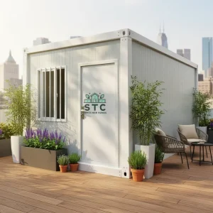 20 40 Foot Detachable Sandwich Panel Prefabricated Office Container Homes Movable Prefab Container Flat Pack House Modern Design