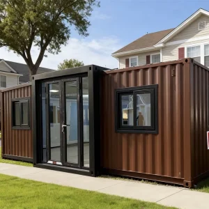 20/40-Foot Foldable Container House with Bedroom, Bathroom, Toilet, Kitchen, CE Certified