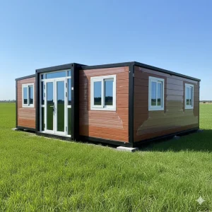 20/40-Foot Foldable Container Houses with Bedroom Bathroom Toilet Kitchen Modern Design Waterproof for Use As Hotel Gym Hospital