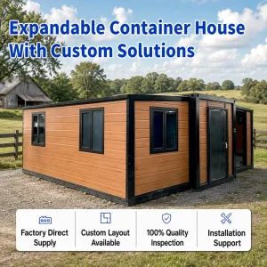 20 40 Ft Modular Home Tiny House Prefabricated Expandable Container House Mobile Fully Furnished Modern For Office Shop