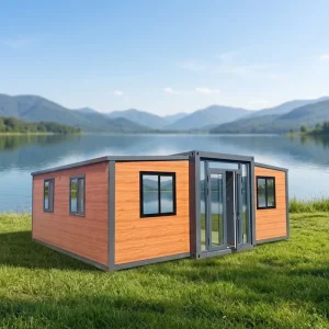 20/40-foot Expandable Prefabricated Container Houses, Movable Small Homes with 2 Bedrooms, Luxury Modular Residences