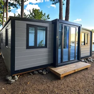 20 40Ft 2 Bed Luxury Prefab Mobile Prefab Home for Daily Residence Expandable Container Granny Flat Portable House