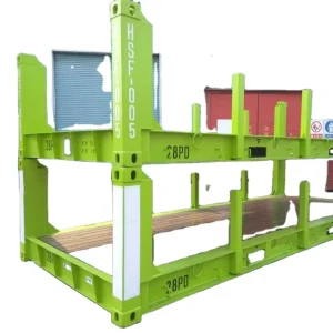 20 40ft 40′ Flat Rack Container With Fixed Corner Post for Sale ISO Certified Transportation Equipment
