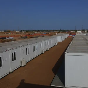 20 40ft Multi-role Container Office With Toilet Fireproof Heat Insulation Container