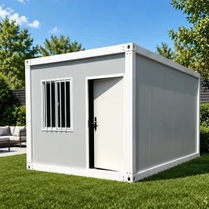 20 40ft Prefabricated Modular Container House Portable Site Office Garden Home with Security Bars