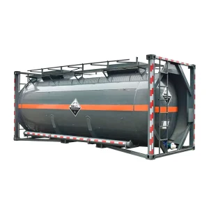 20 Feet CCS Approved T8 ISO Tank Container 4Bar Portable Tank Top Loading Discharging for Toxic Chemicals Transport