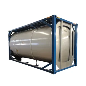 20 Feet Chemical Liquid ISO Tank Container 28 Square Capacity 29100KG Payload Q235 Carbon Steel Oil Storage Tank