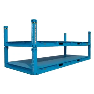 20 Feet Fixed Column Flat Frame Transport Container Four Top Corner Fixed Column Fast Container Transport