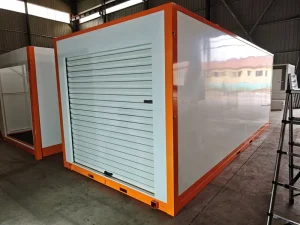 20′ Feet One End Door Collapsible Rolling up Prefab Assemble Stackable Mobile Self Storage Portable Storage Foldable Container