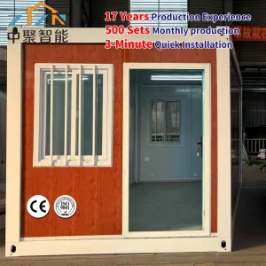 20 Feet by 20 Feet Folding Prefabricated Fold Out Small Z Type Container House Home