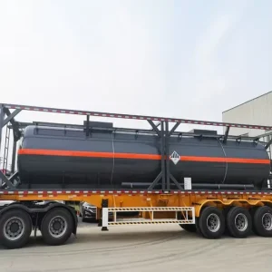 20 Foot Stainless Steel ISO Tank Container with Complete Equipment High Pressure Rated & Temperature Resistant