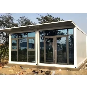 20-Foot Villa Sentry Box for Office & Workshop Use Quick Assembly Steel Material Container with Sandwich Panel for Hotels