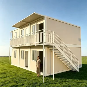 20 Foot Waterproof Sandwich Panel Bolt Assembly Flat Pack Container House Quick Install Prefab Modular School Hotel Office