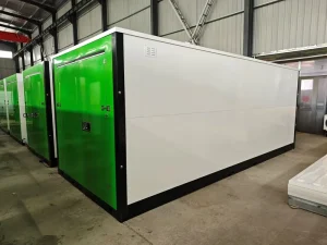 20′ Insulated Roof Foldable One End Door Waterproof Collapsible Flat Pack Container Self Storage Assemble Mobile Containers