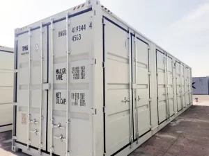 20′ Open Side Hazardous Goods Containers 67 Capacity Life Span