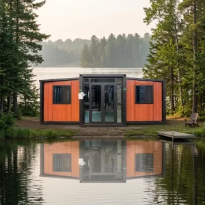 20-foot Expandable House with Two Bedrooms and One Bathroom Quick Install Customizable Prefab House
