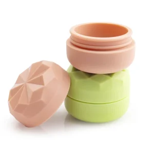 20 mL Portable Silicone Cosmetic Jar for Lip Balm and Body Butter