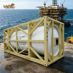 20000L DNV 2.7 1 20ft Offshore Chemical Tank Container for Chemical Hazardous Goods Transport and Storage