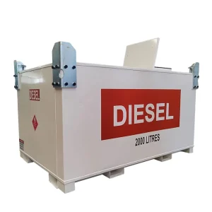 2000L 5000L Mobile Fuel Cube Diesel Tank Portable Self Bunded Gasoline Petrol Storage Tank for Vehicle Refueling Australia