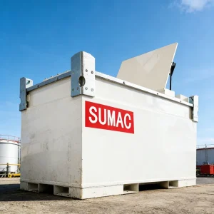 2000L Diesel Tank Portable Gas Station 500Gal UL142 Certified Double Wall Carbon Steel Fuel Cube Tank
