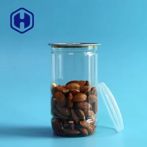 209# 350ml BPA Free Food Grade Empty Snacks Melon Seeds Kernels Nuts Cookie & Chocolate Easy Open Ends Plastic PET Cans