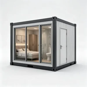 20F Outdoor Staff Dormitory Bad Weather Detachable Steel Container Houses Prefabricated Modern Living Room Bedroom