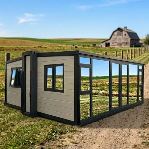 20FT 40FT 2 Bedroom Luxury Modern Breathable Prefabricated Expandable Container House Customizable Color for Villa Use for Sale