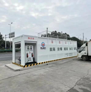 20FT/40FT Container Fuel Station Portable Mobile Fuel Station with Fuel Dispenser and Pump