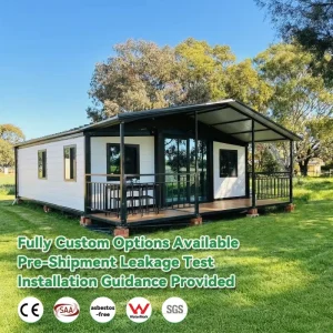 20FT Container Modular House, Prefab Tiny Expandable Home, 40Ft Portable Off-Grid House