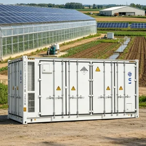 20FT Containerized BESS 1MW/2MWh Energy Storage System with 314Ah LiFePO4 Battery for Utility Solar Power Projects