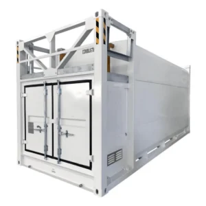 20FT Containerized Fuel Station Mobile Petrol Diesel Storage Tank With Fuel Dispensing Equipment