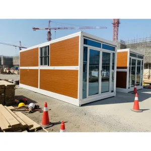 20FT Customized Folding Container House Customized Quick Install Prefab for Construction Dormitory Office CE Certified Portable