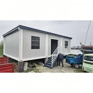 20FT Detachable Modular Container House With Modern Design Breathable Feature Kitchen Option For Workshop Apartment Use