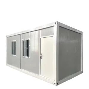 20FT Eco Friendly Customized Modern Breathable Shipping Detachable Container House for School Coffee Bar Outdoor Hotel Use
