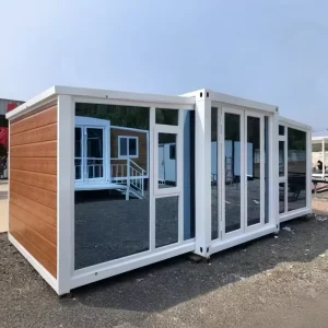 20FT Expandable Container Home Luxury Prefab Foldable Steel Outdoor Villa Sale Factory Price Customizable Office Building Hotel