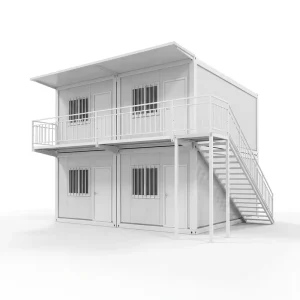 20FT Flat Pack Container House Modular Glass Home Easy Build Portable Office Villa Workshop Solar Powered Eco Friendly