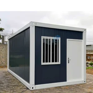 20FT Flat Pack Container House Modular Prefab Cabin Warehouse Garage Worker Dormitory Mobile Office