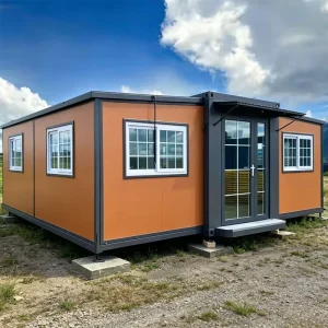 20FT Foldable Expandable Steel Container House Portable Modular Tiny Home for Office Camp Rental Accommodation Villa