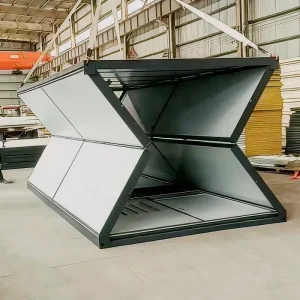 20FT Foldable Shipping Container Collapsible Design Saves 80% Space Heavy Duty Steel for Port Logistics
