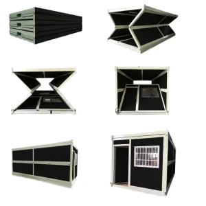 20FT Foldable Shipping Container House Modern Design Breathable Feature Used for 2 Bedroom Villa Shop