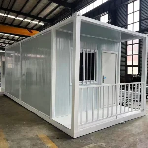 20FT Folding Container House Modern Breathable Insulated Living Room Office Building Workshop Hotel