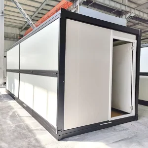20FT Galvanized Steel Foldable Modular Container House-Wind Fire Resistant Customizable Mobile Home Kitchen Bathroom for Hotel